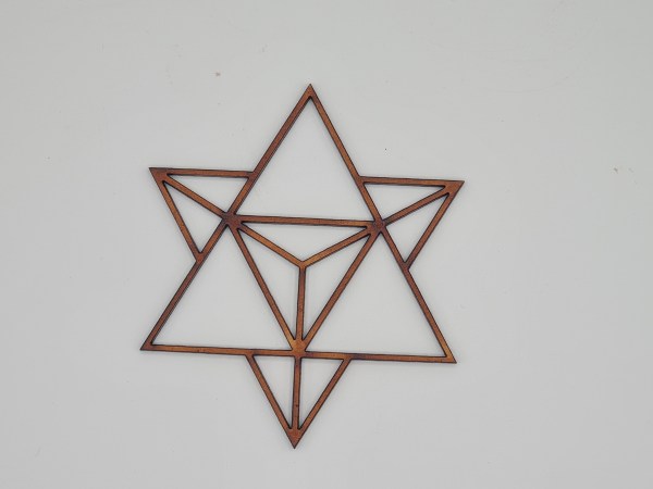 Plateau merkaba 9cm recharge pierres